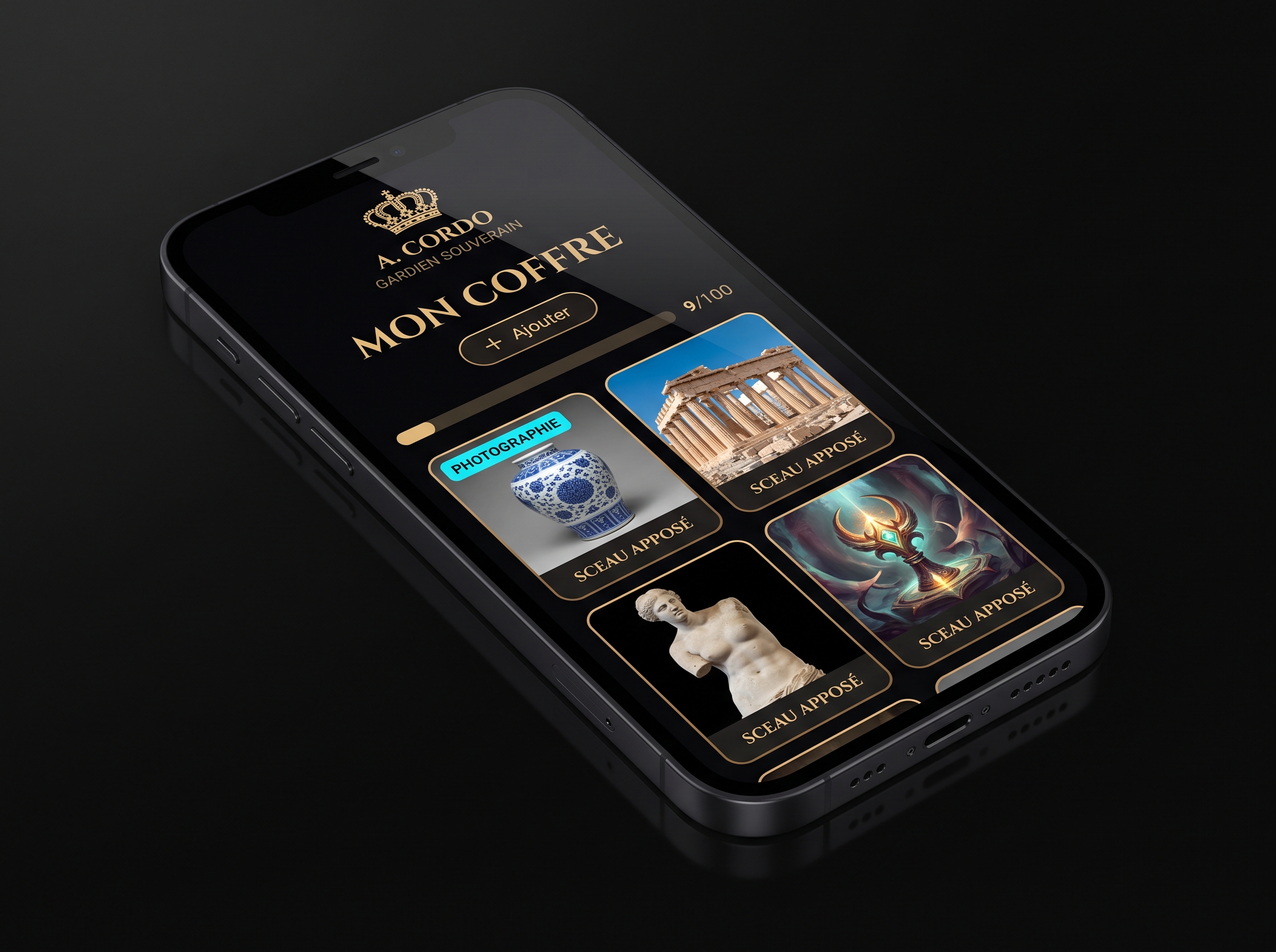 04 — l'app mobile + API RELICKEEPER